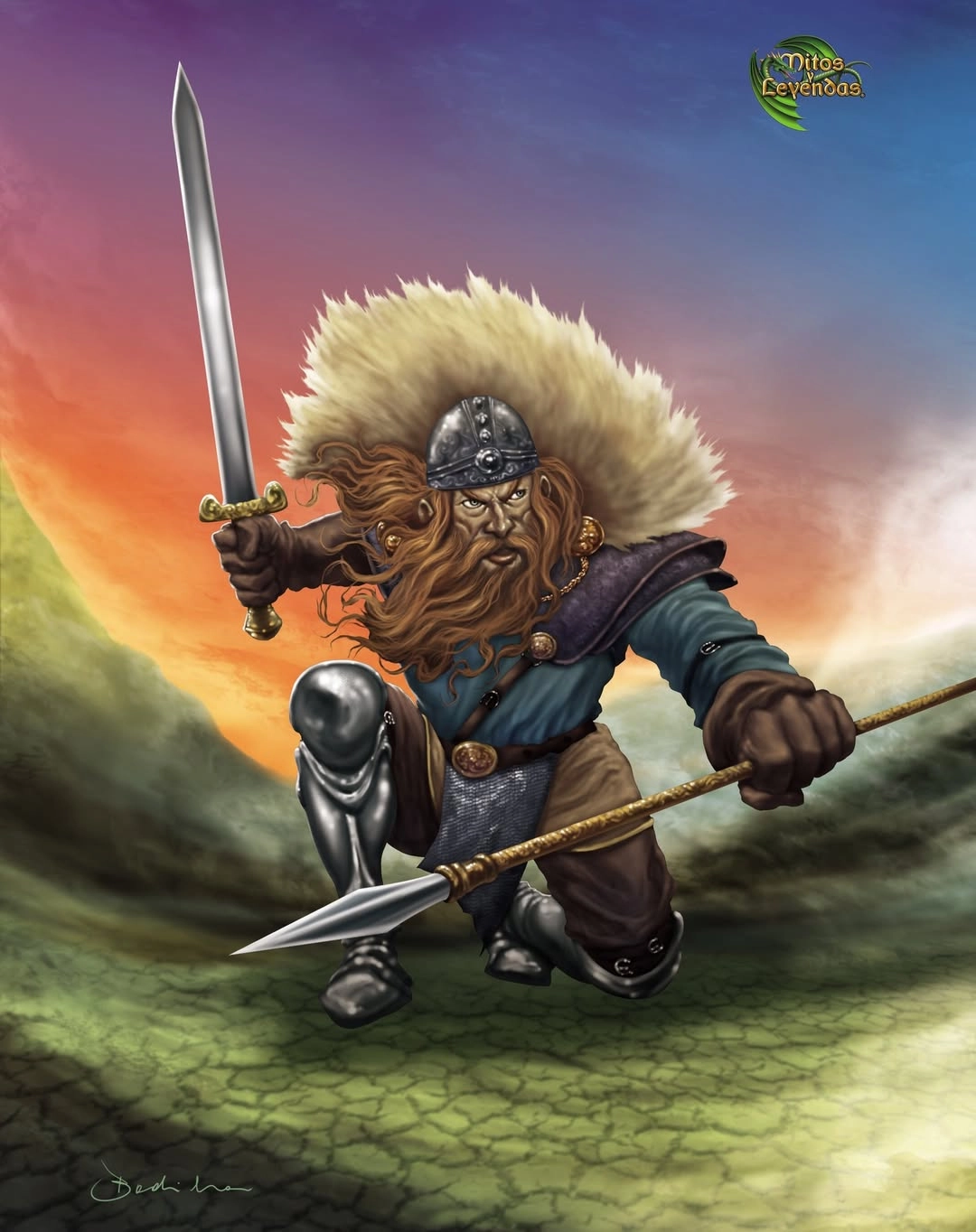Ilustración de la baraja Bárbaro mío
